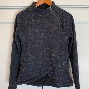 SM Black/Gray 90 Degree by Reflex 1/4 Zip Sweater